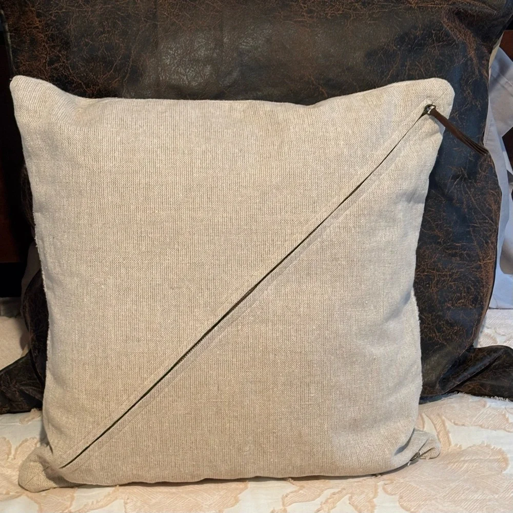 West Elm Set of Pillow Forms 20” x 20” w/Diagonal Zippers